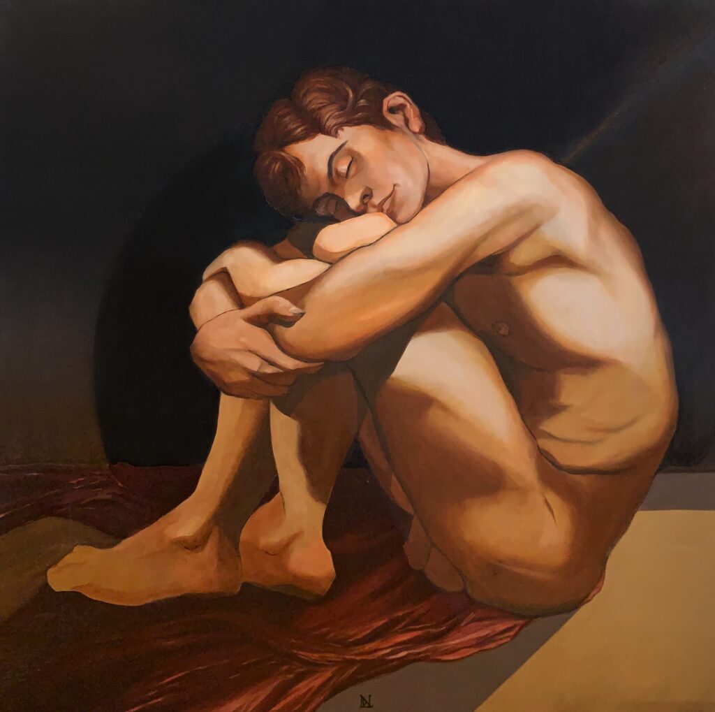 Study (After Hippolyte Flandrin) Final - Part of the Gay Baroque Series.